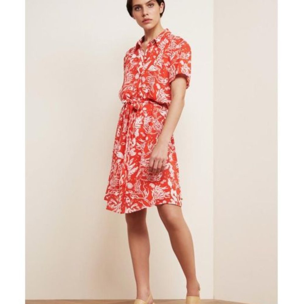 Fabienne Chapot boyfriend Dress Anthropologie US 8